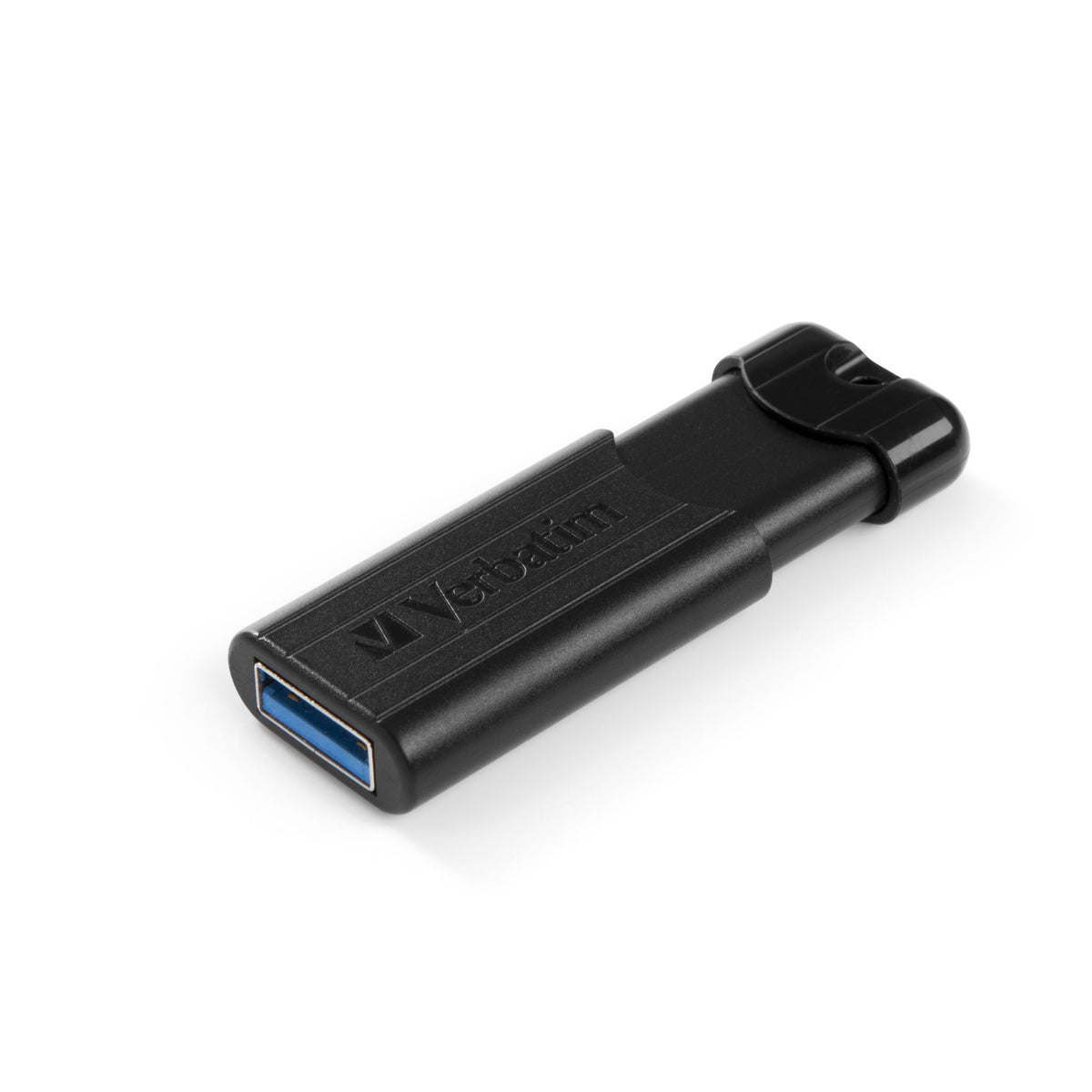 Verbatim PinStripe 256GB USB 3.2 Flash Drive Black