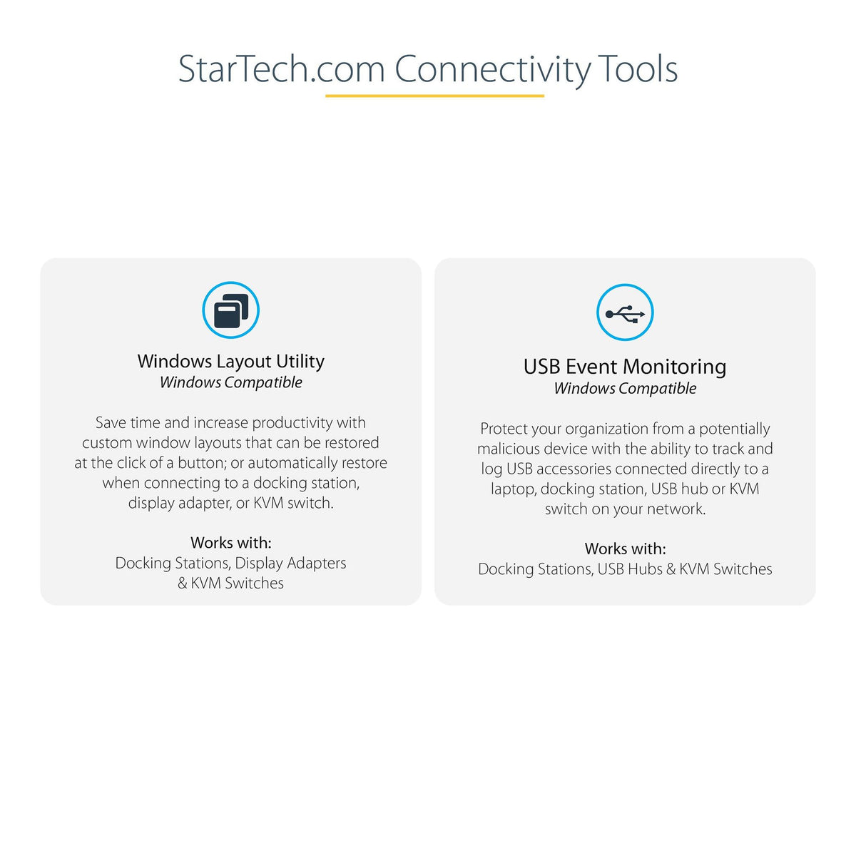 StarTech.com USB-C Docking Station 4K HDMI USB-A USB-C 100W Portable Projector
