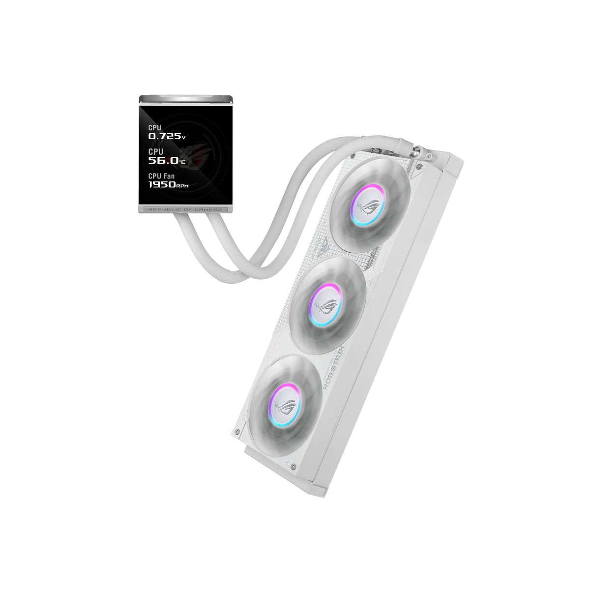 ASUS ROG Strix LC IV 360 ARGB LCD WHITE 5.08" IPS Display AIO Cooler