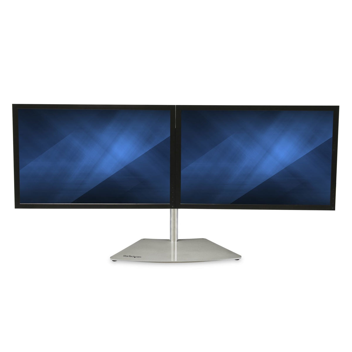 StarTech.com Dual Monitor Stand 24" VESA 75x75/100x100 Height Adjustable Silver