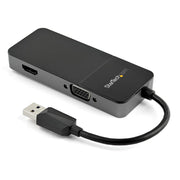 StarTech USB 3.0 to HDMI VGA Adapter 4K 1080p Dual Monitor Converter Black