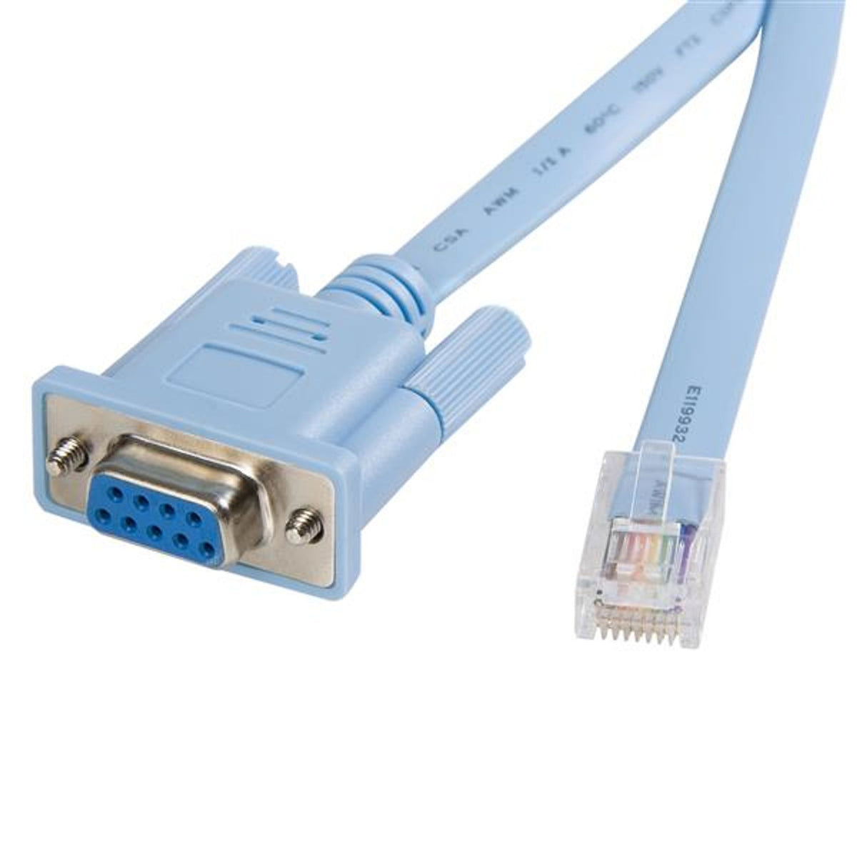 StarTech.com Cisco Console Router Cable RJ45 M/DB9 F 6ft Blue