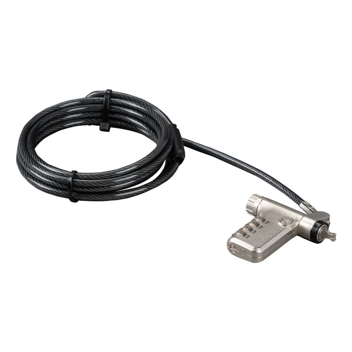 Targus DEFCON ASP106RGLXS 1.98m Resettable Combo Cable Lock Silver