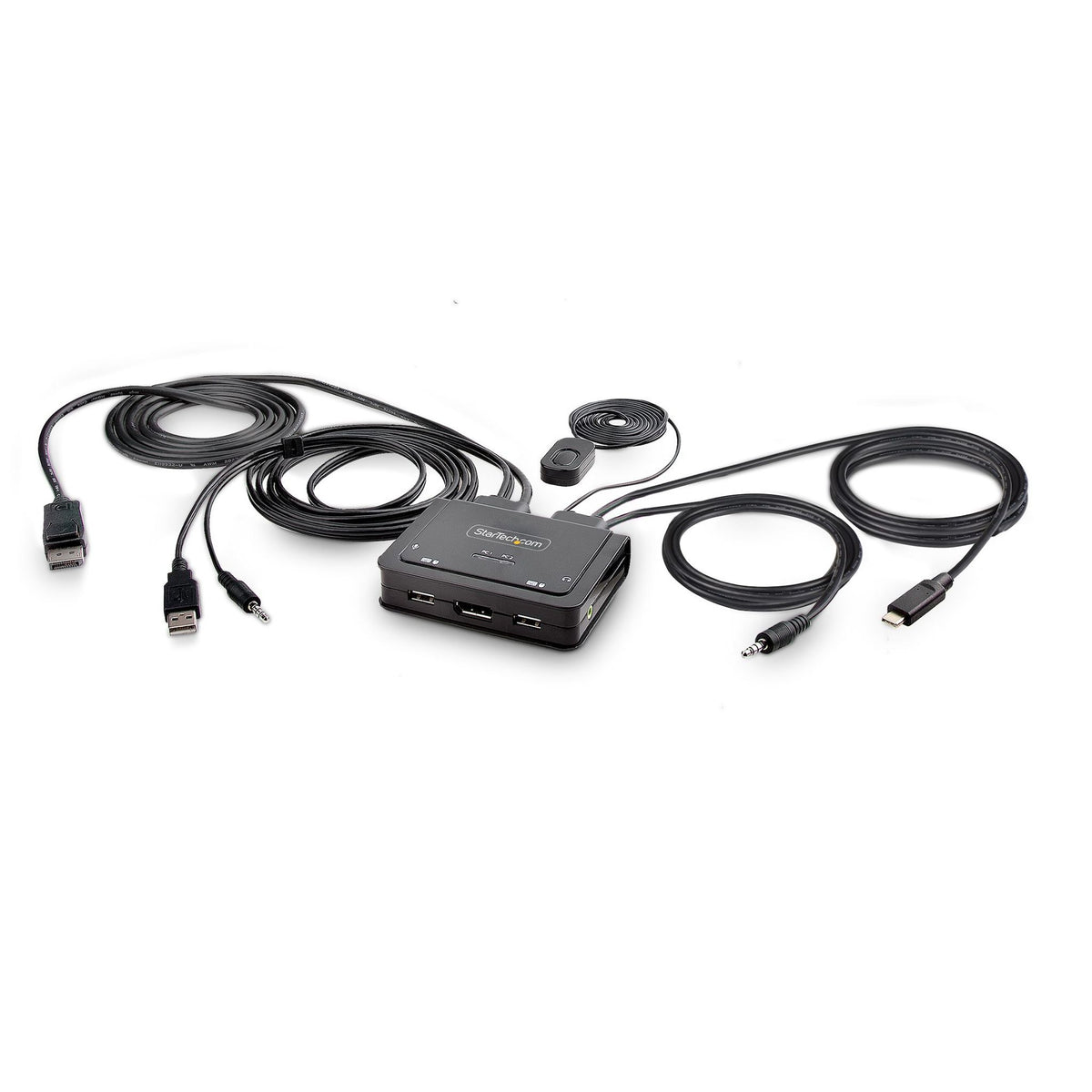 StarTech.com KVM Switchbox 2 Comp 1 User 4K 3840x2160 4 USB DP Desktop