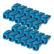 StarTech Cat6 Keystone Jack 24-Pack RJ45 Blue