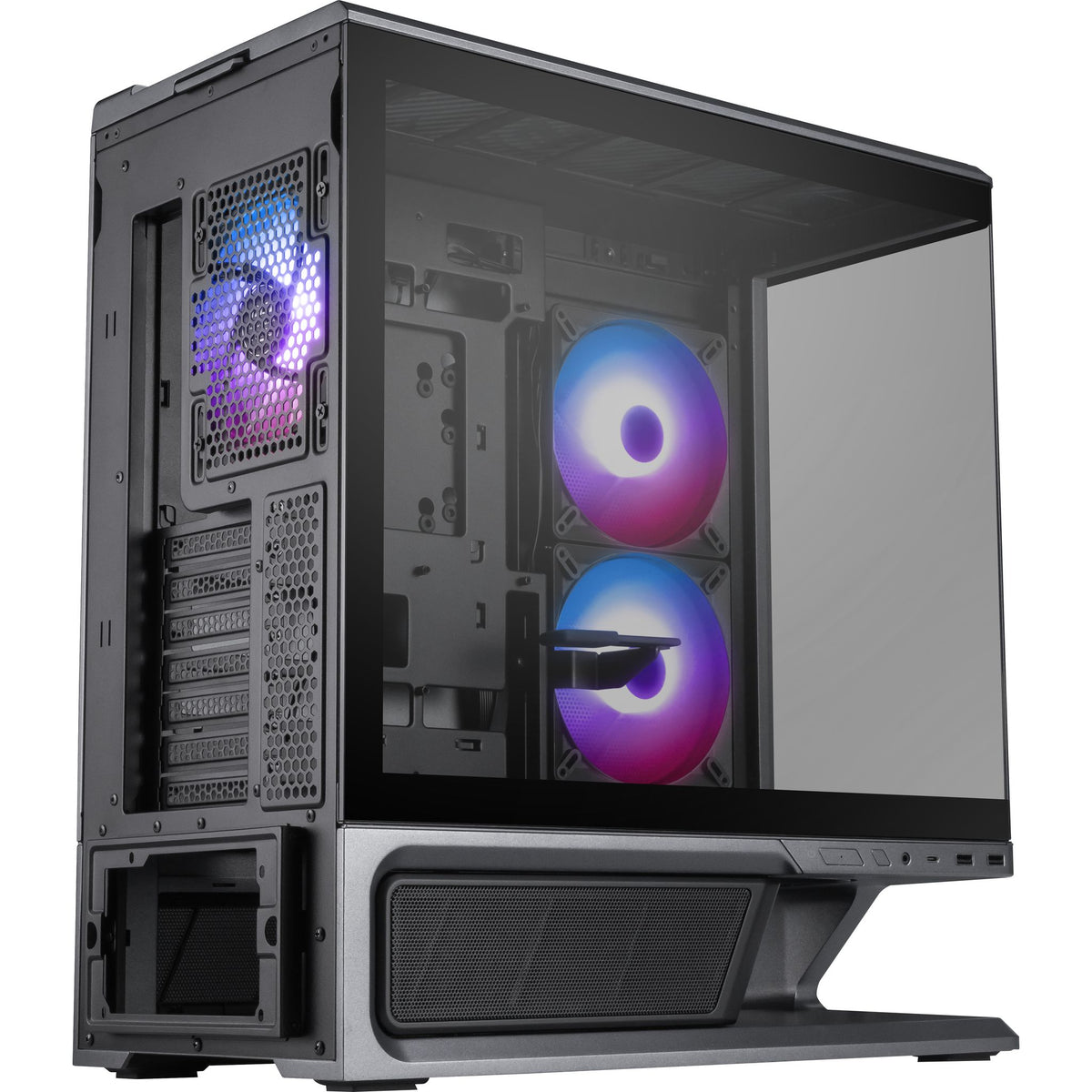 MSI ATX Mid Tower Curved TG Front 2x140mm ARGB Side 1x120mm ARGB Rear USB-C