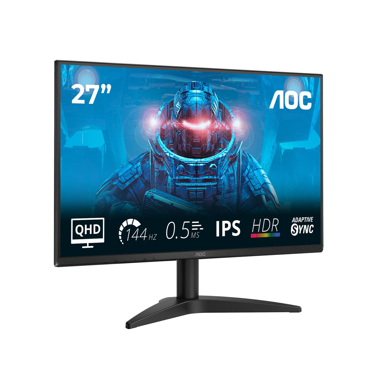 AOC Q27B36X 27" QHD 144Hz IPS HDR10 Monitor DP HDMI