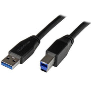 StarTech 5M Active USB 3.0 A to B Cable M/M Black