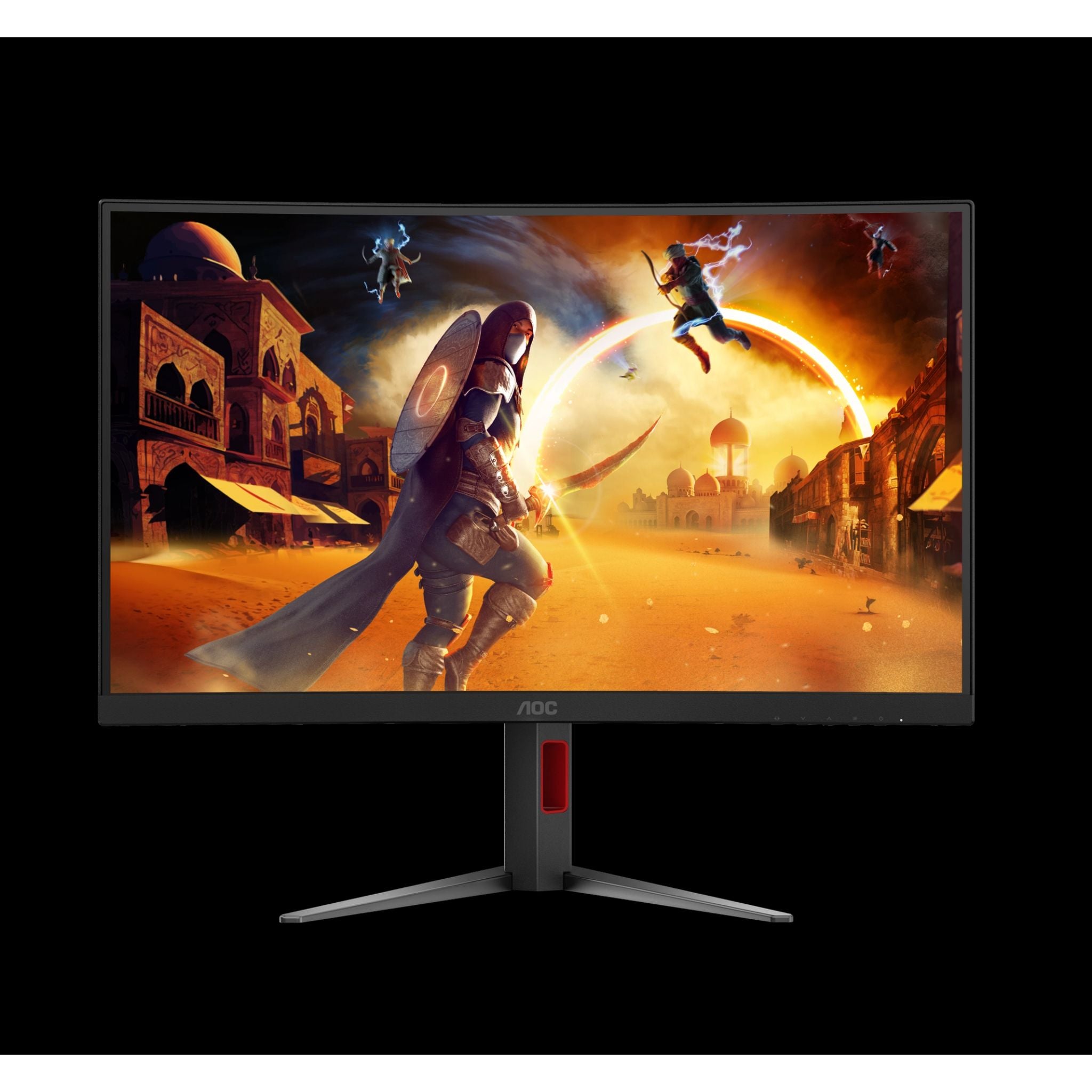 AOC 27" 2K Curved 180Hz 0.5ms Adaptive Sync HDMI DP Gaming Monitor tl:7e0674e