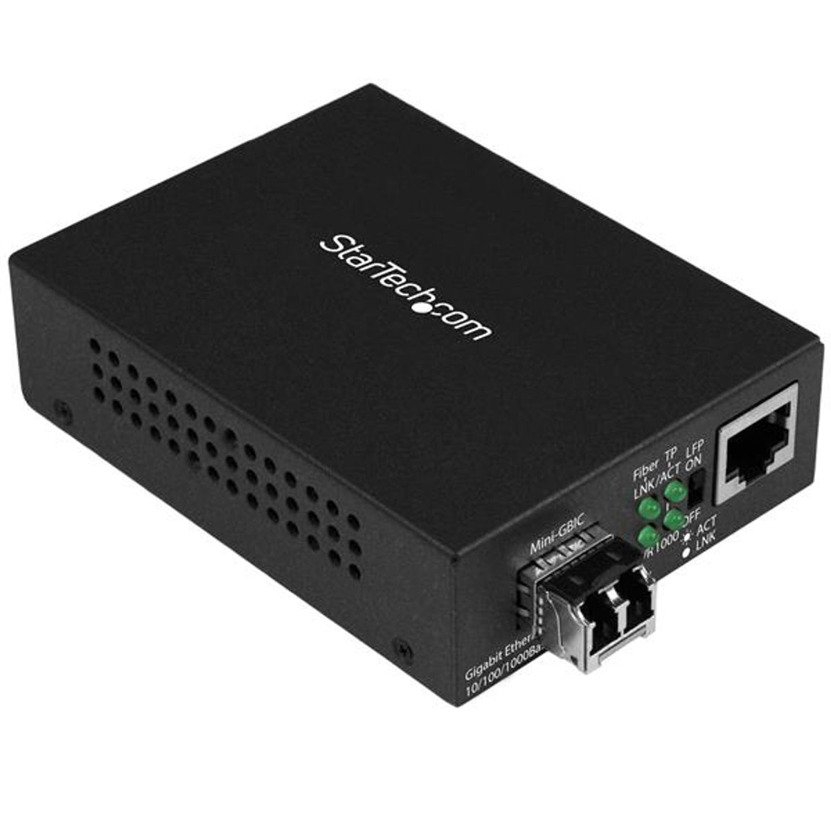 StarTech.com 2-Port Gigabit Ethernet Media Converter Twisted Pair Optical Fiber