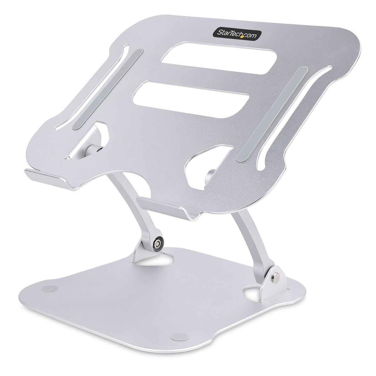 StarTech.com Foldable Aluminum Laptop Stand Silver Up to 22lb