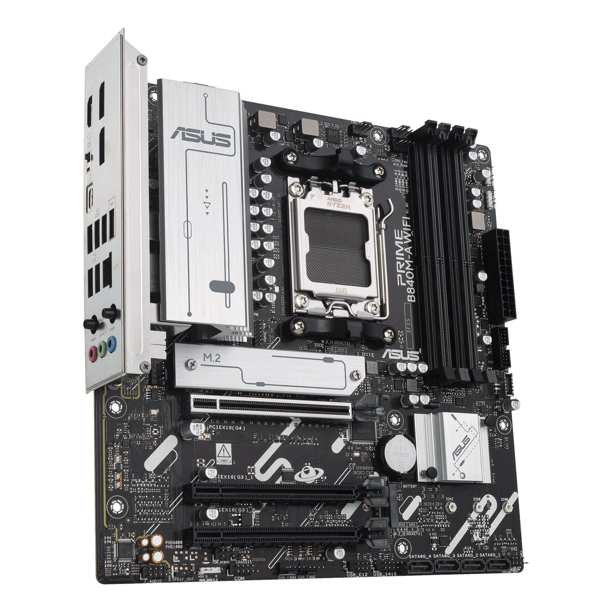 ASUS PRIME B840M-A WIFI-CSM AM5 Micro-ATX Motherboard DDR5 256GB 3x M.2 Wi-Fi 6E tl:286a67cb