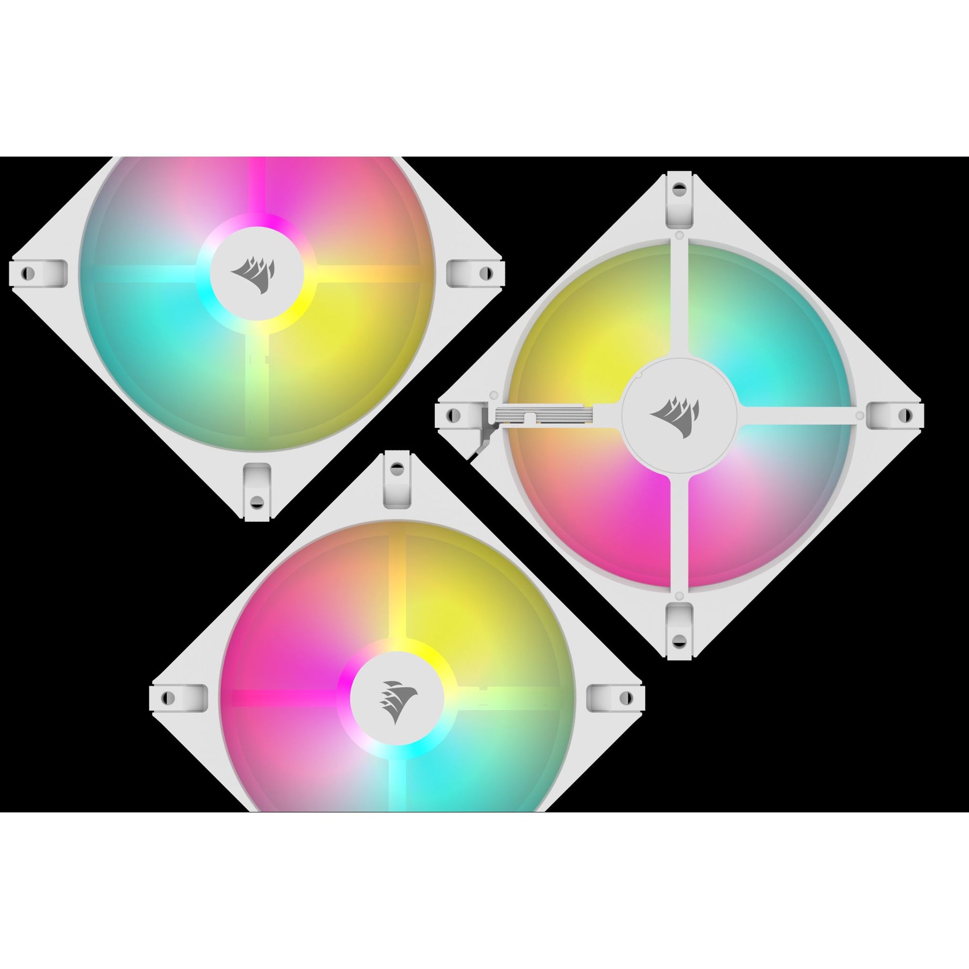 Corsair 3000D RGB AIRFLOW White ATX Mid-Tower Case 360GPU 170CPU Cooler 220PSU ARGB USB-A tl:8fd6501c