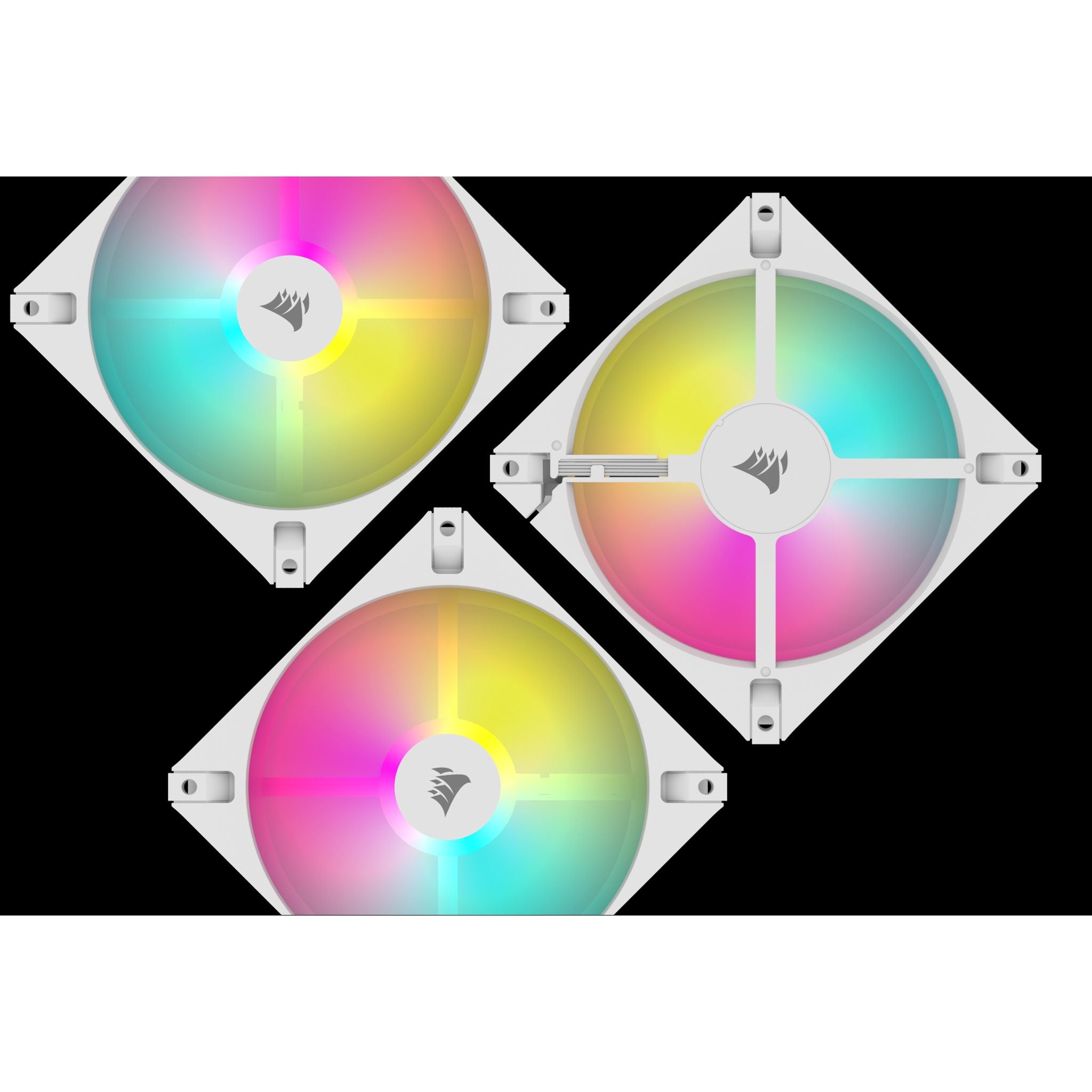 Corsair 3000D RGB AIRFLOW White ATX Mid-Tower Case 360GPU 170CPU Cooler 220PSU ARGB USB-A tl:8fd6501c