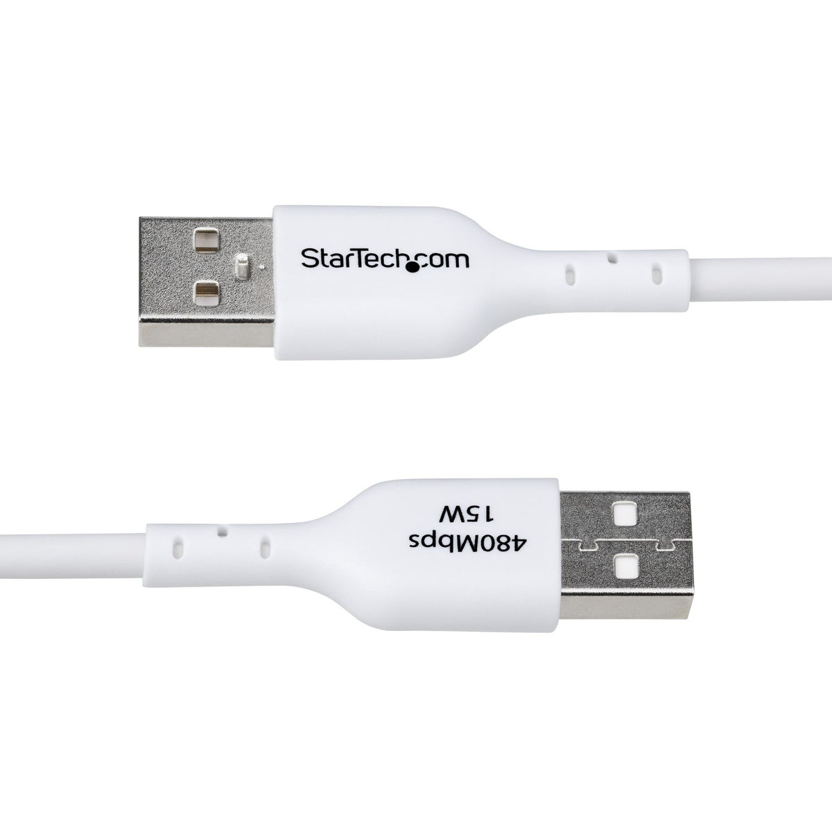 StarTech.com 2m USB-A to USB-C Charging Cable 3A White TPE Jacket USB 2.0