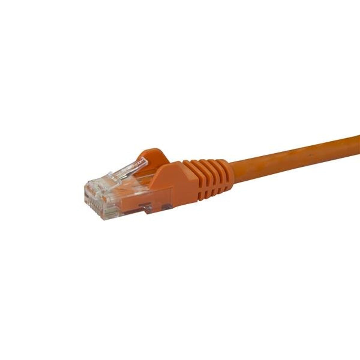 StarTech Orange CAT6 50cm Snagless PoE Ethernet Cable 250MHz 24AWG