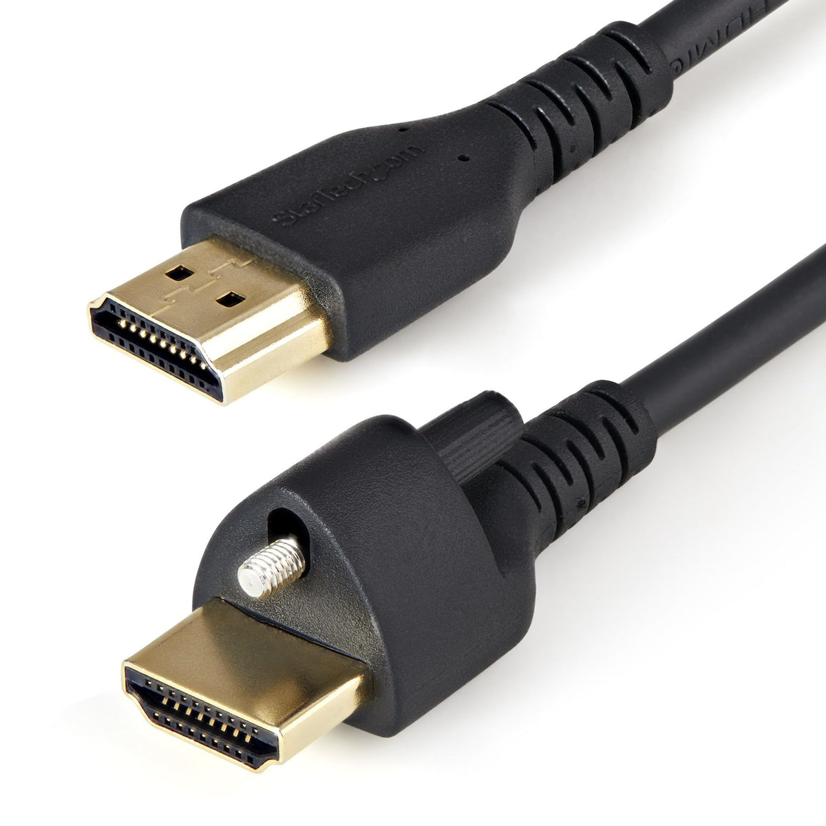 StarTech.com 1m HDMI Cable with Locking Screw 4K 60Hz HDR High Speed Ethernet