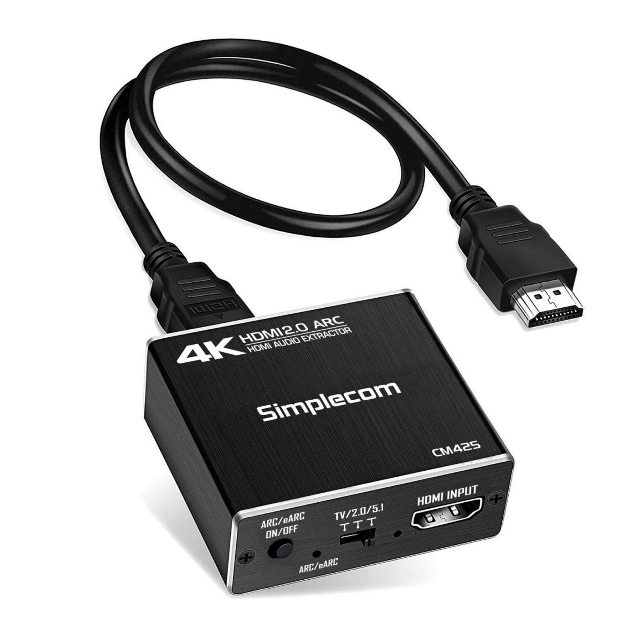 Simplecom CM425 HDMI 2.0 Audio Extractor Optical SPDIF 3.5mm ARC 4K@60Hz tl:36eea706