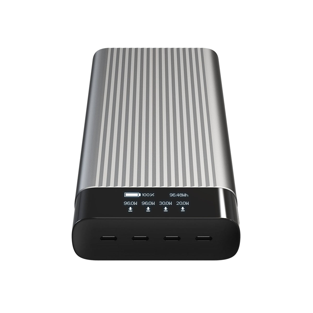 Targus HyperJuice HJ245B 27000mAh 2xType-C 100W 65W Power Bank USB-A OLED