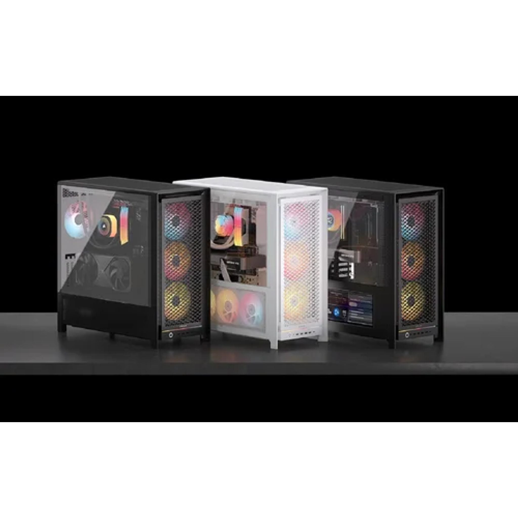 Corsair FRAME 4000D RS ARGB Modular Mid-Tower ATX Case 430MM GPU 170MM CPU Cooler 360MM RAD USB-C tl:5ef8971a