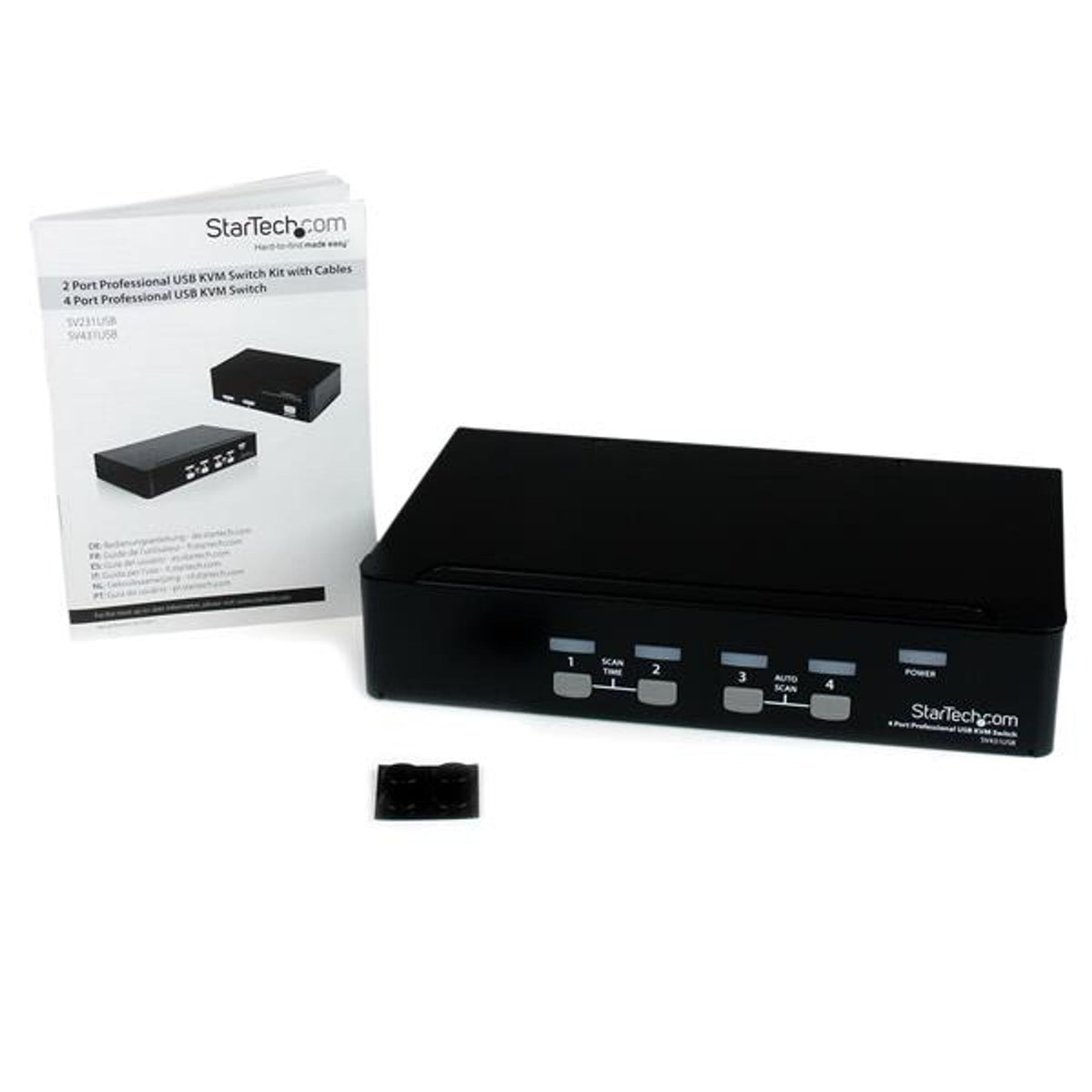 StarTech.com SV431USB 4-Port VGA USB KVM Switch with Hub