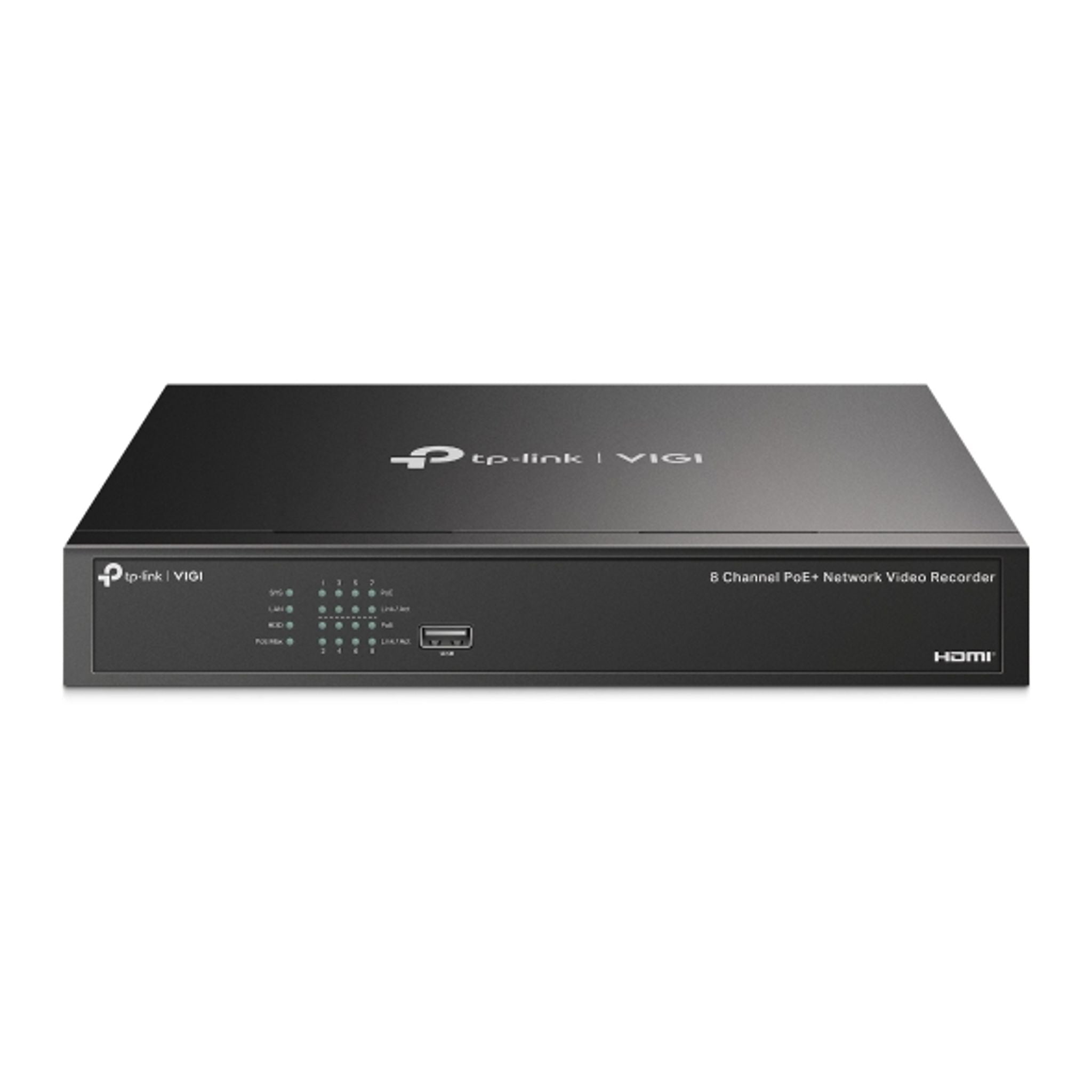 TP-Link VIGI NVR1008H-8MP 8 Channel PoE+ H.265+ 4K Output Network Video Recorder tl:36fa858a
