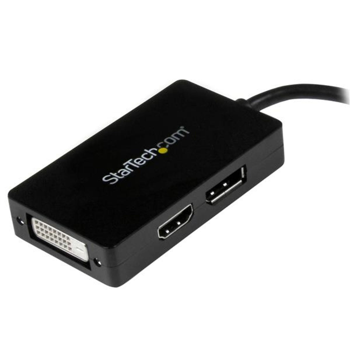 StarTech.com Mini DisplayPort to DP DVI HDMI Adapter Black
