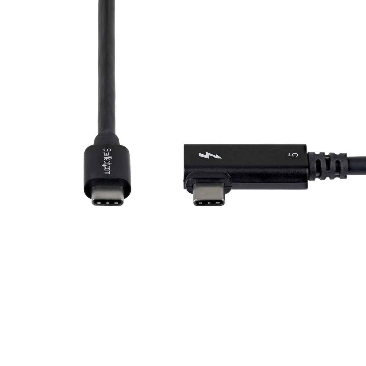 StarTech 80cm Right Angle Thunderbolt 5 Cable 80Gbps 240W PD 8K USB-C-Compatible