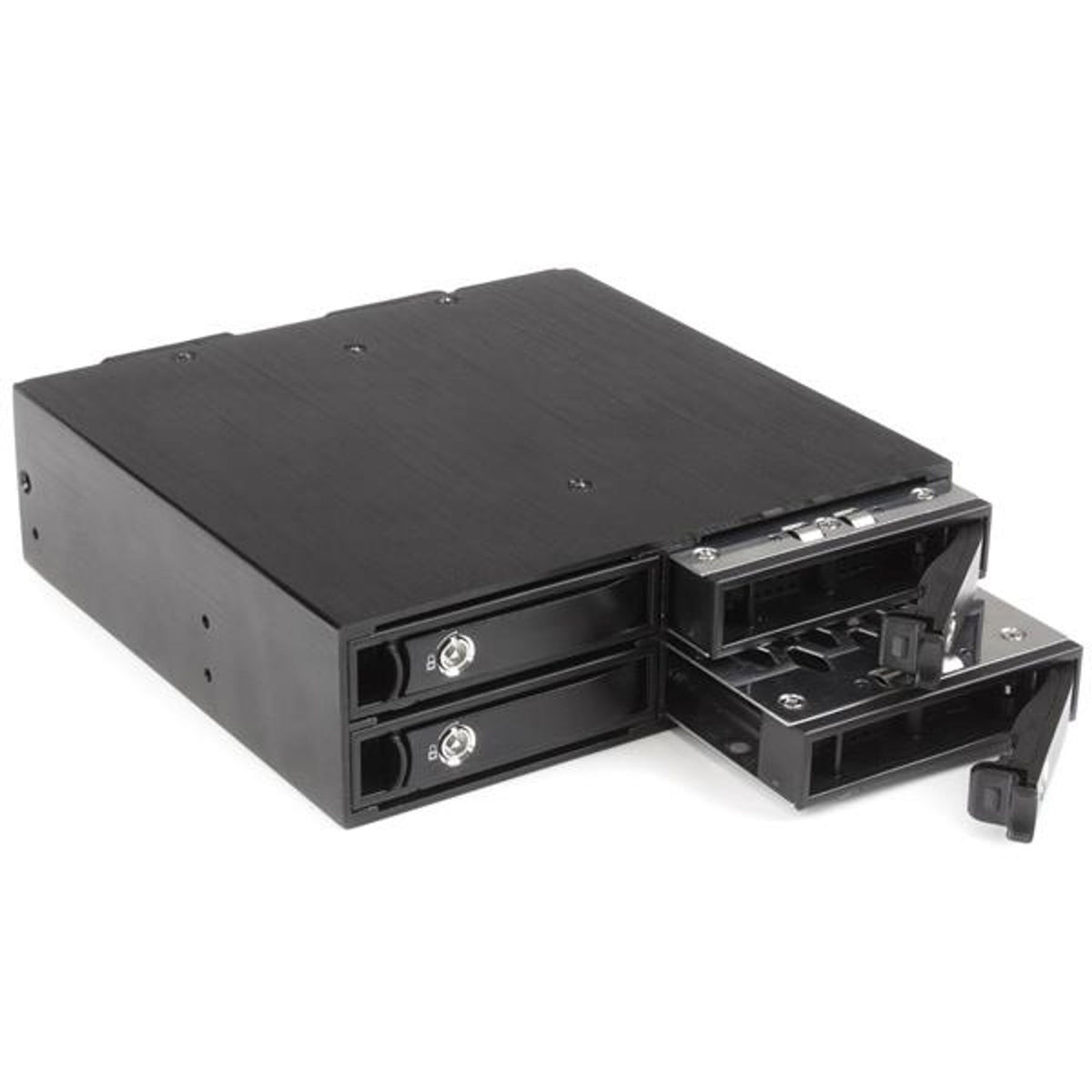 StarTech.com Drive Enclosure for 5.25" SATA/600 Serial Attached SCSI (SAS)