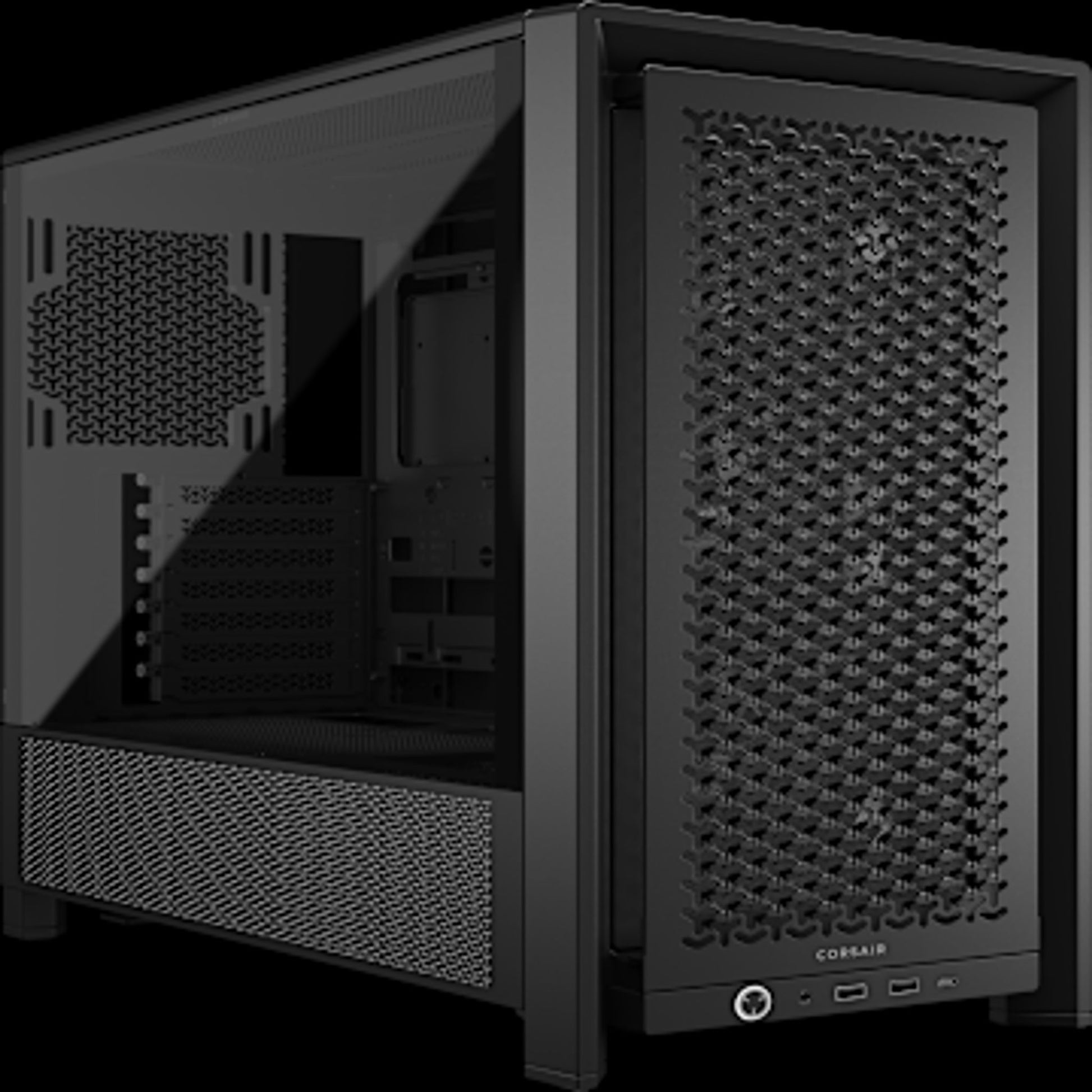 Corsair FRAME 4000D Modular Mid-Tower ATX Case 430MM GPU 170MM CPU Cooler 360MM RAD USB-C tl:769cff42
