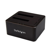 StarTech.com Dual-Bay SATA/600 USB 3.1 Hard Drive Dock Black