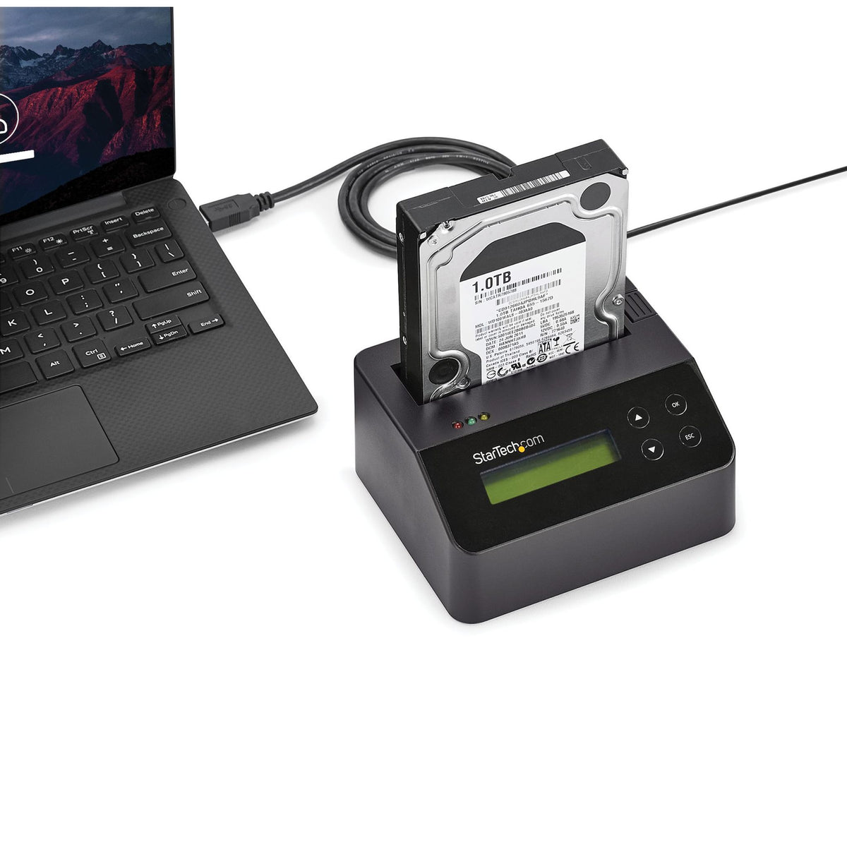 StarTech.com Single-Bay Hard Drive Eraser/Wiper 4Kn Secure Erase Tool USB to