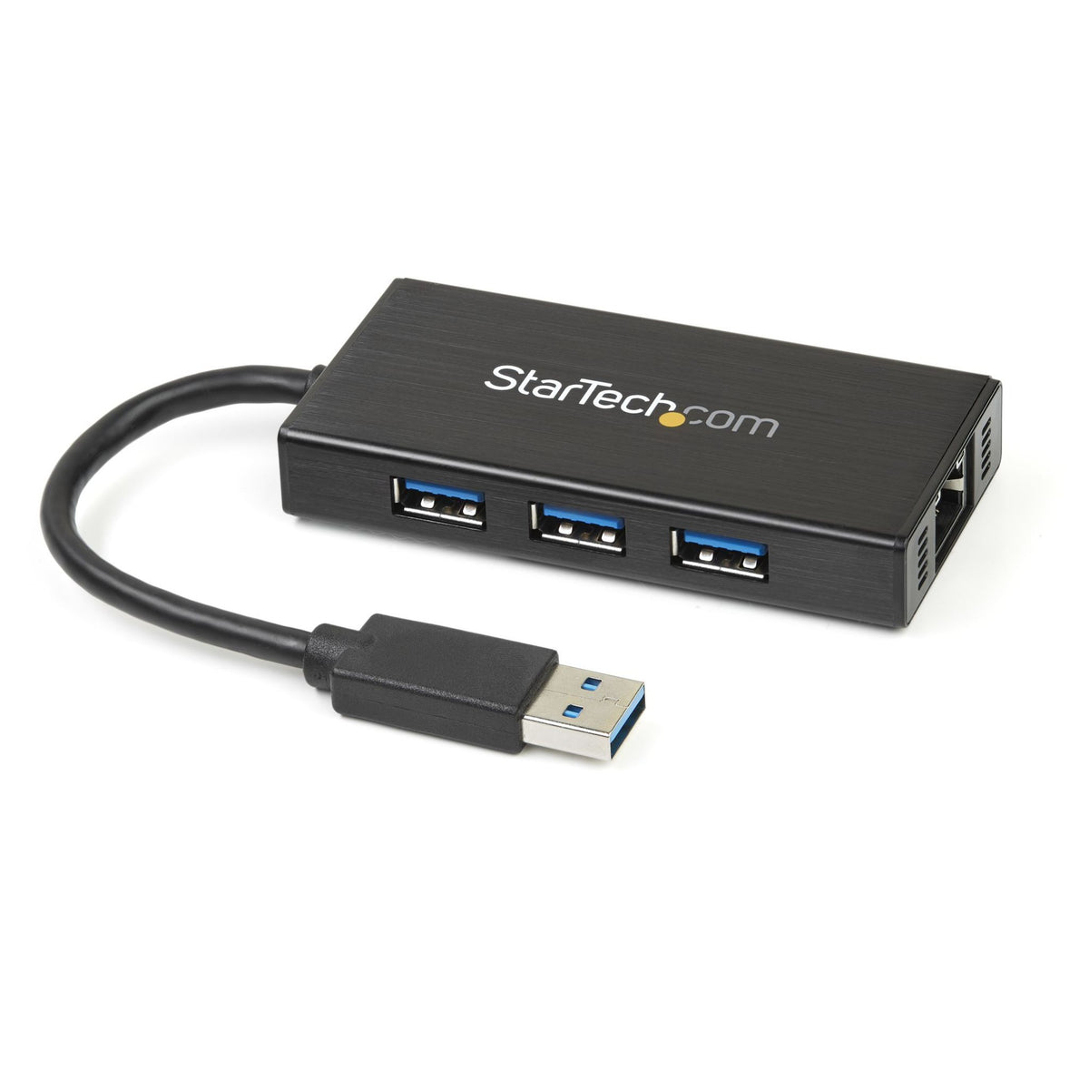 StarTech 3-Port USB 3.0 Hub with Gigabit Ethernet 5Gbps Aluminum