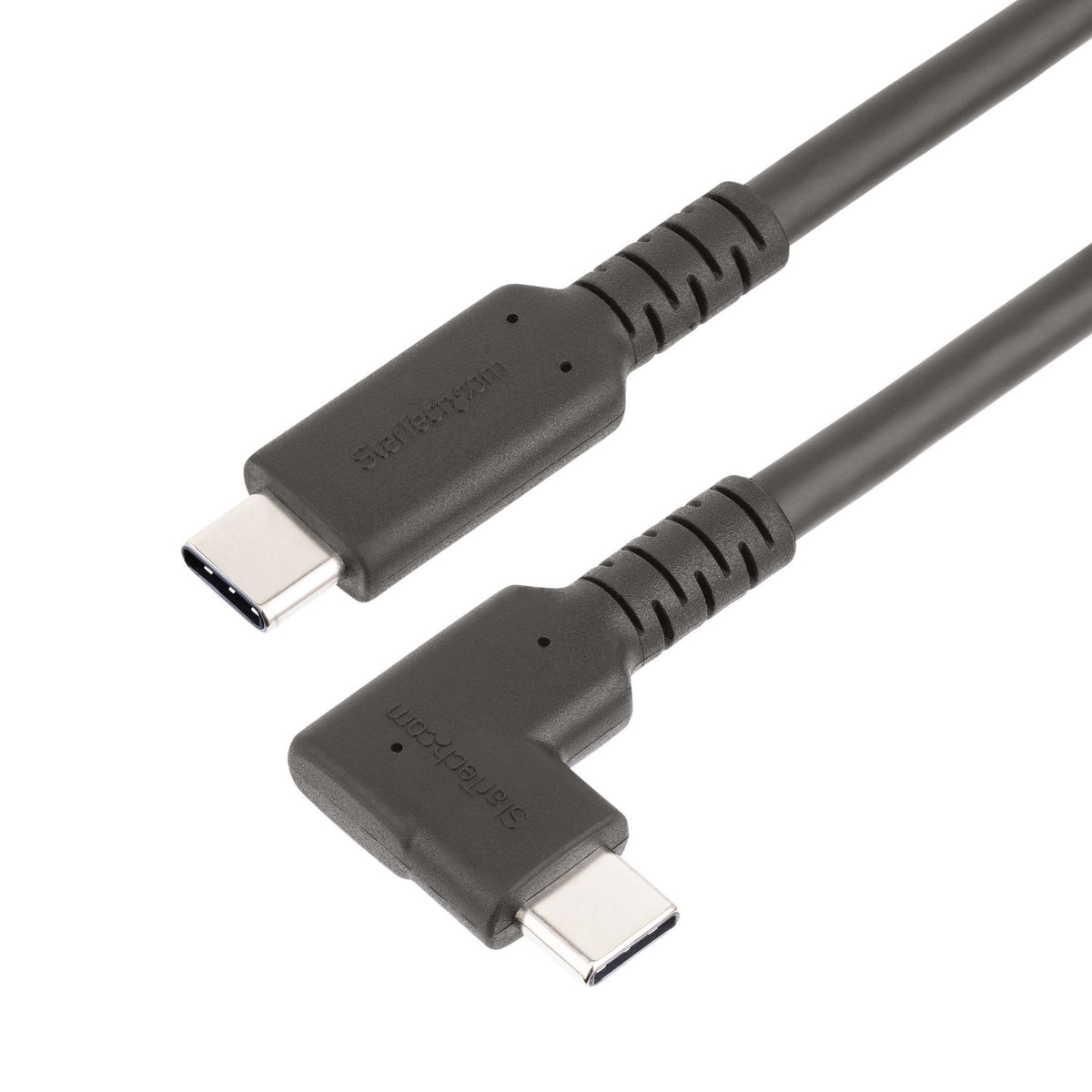 StarTech.com 1m Rugged Right Angle USB-C Cable 10Gbps 4K 60Hz 100W PD
