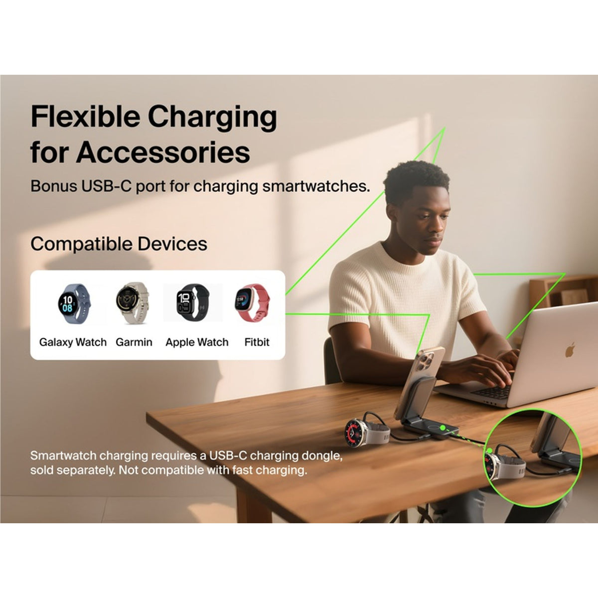 Belkin UltraCharge 2-in-1 Foldable Magnetic Wireless Charger With Qi2 45W USB-C Wall Charger Black tl:a0c91513