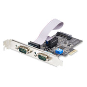 StarTech 2-Port RS232/RS422/RS485 PCIe Card 16C1050 UART ESD Protection