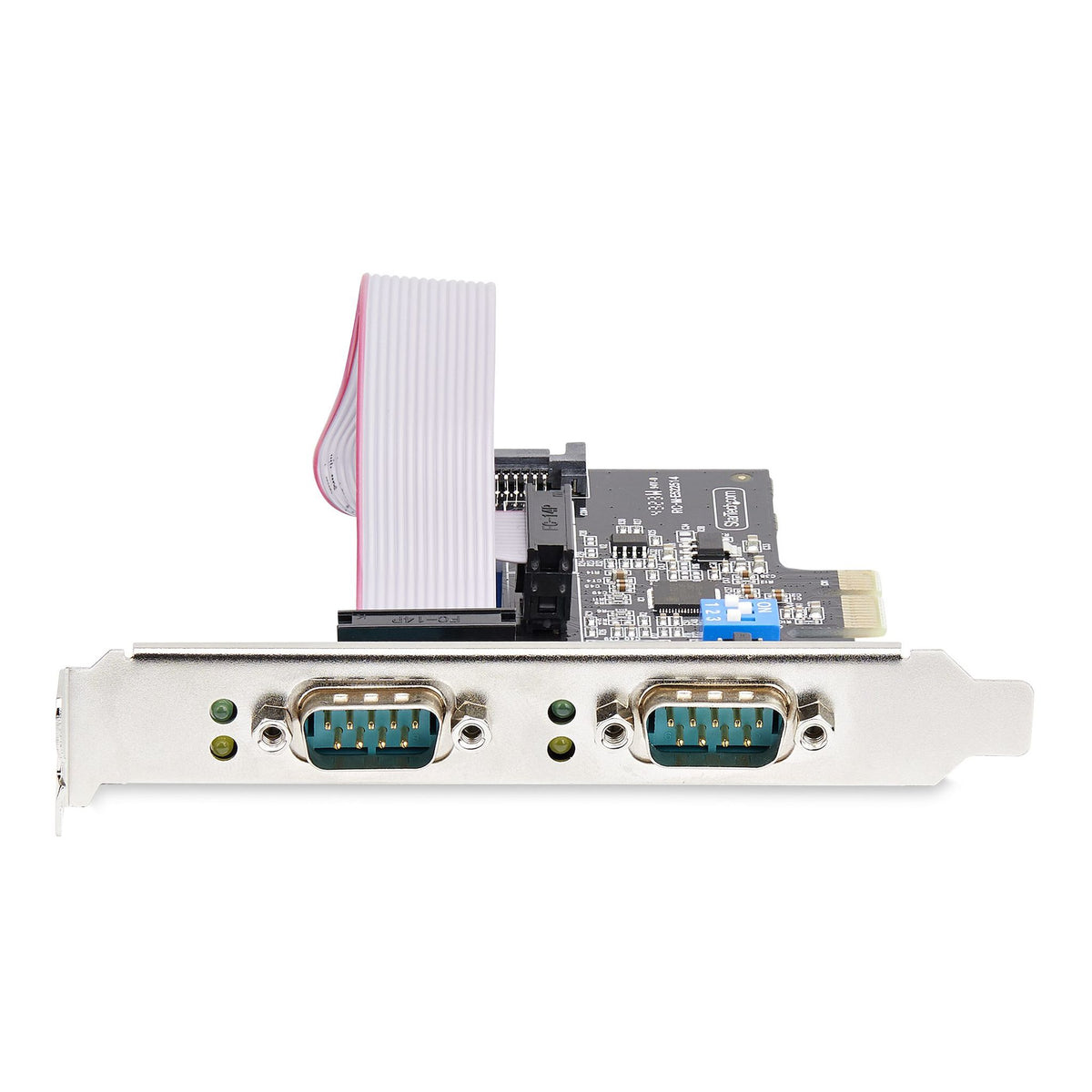 StarTech 2-Port RS232/RS422/RS485 PCIe Card 16C1050 UART ESD Protection
