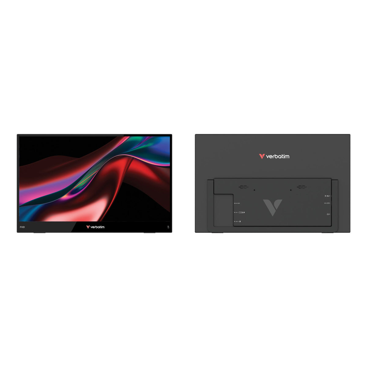 Verbatim 14" IPS FHD 1920x1080 Touch Monitor HDMI USB Type-C