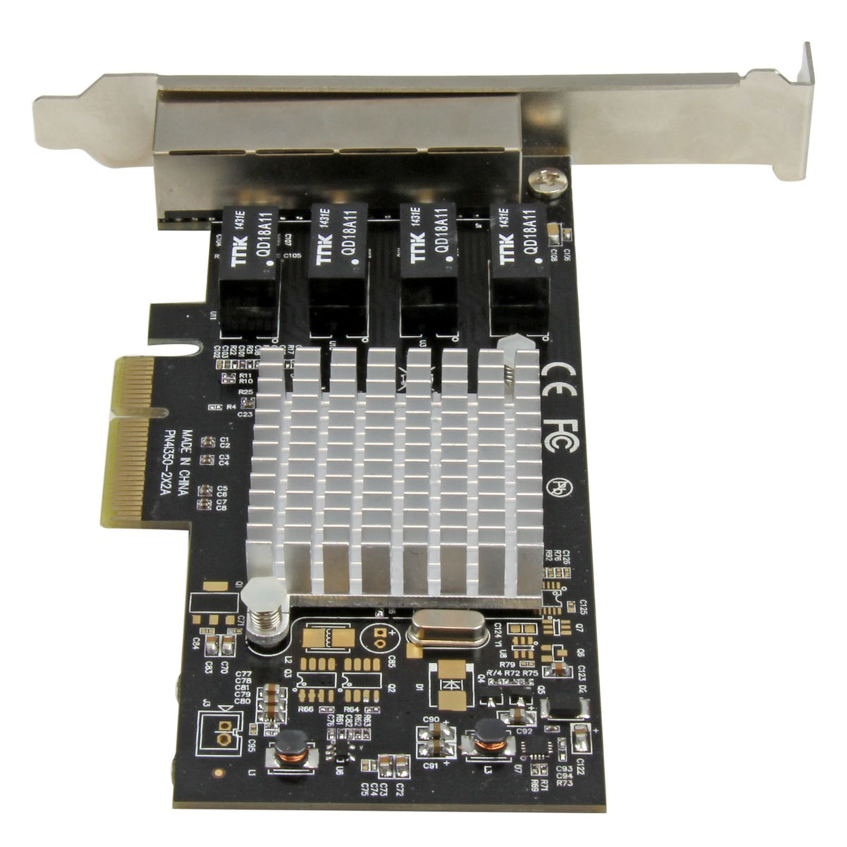 StarTech.com Gigabit Ethernet Card PCI Express x4 4Port 10/100/1000Base-T