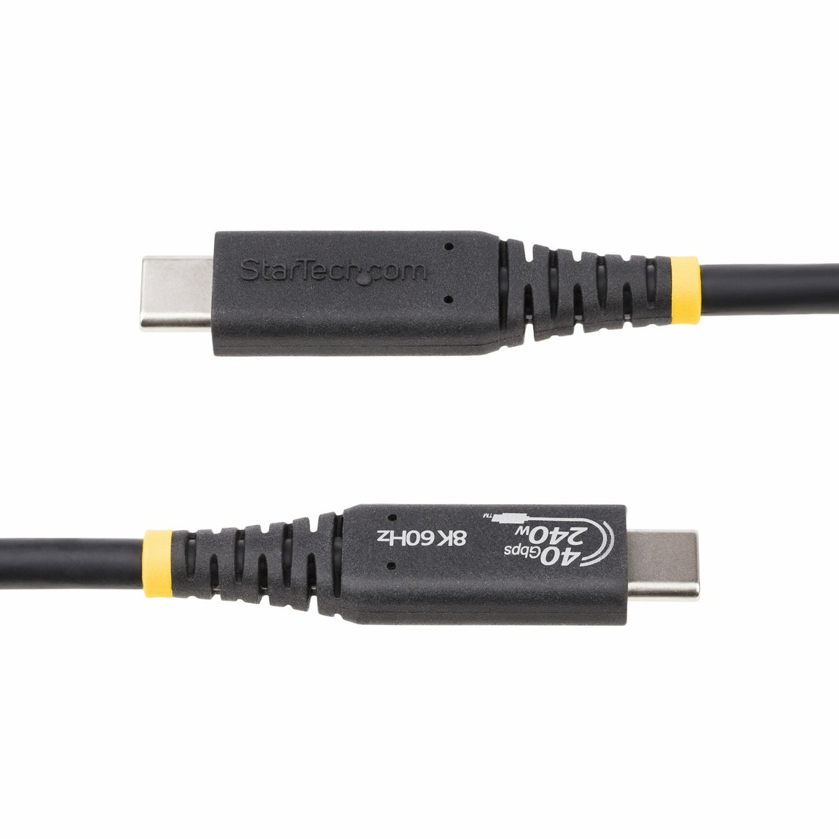 StarTech.com 50cm (1.6ft) USB4 Cable USB-IF Certified USB-C Cable 40 Gbps 240W