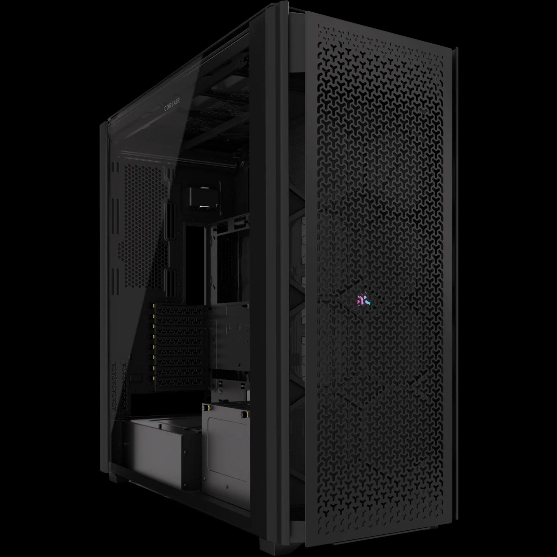 Corsair iCUE LINK 9000D RGB AIRFLOW Super Full-Tower Case Black GPU 580mm Rad 480mm 6x USB-C tl:3a048d87