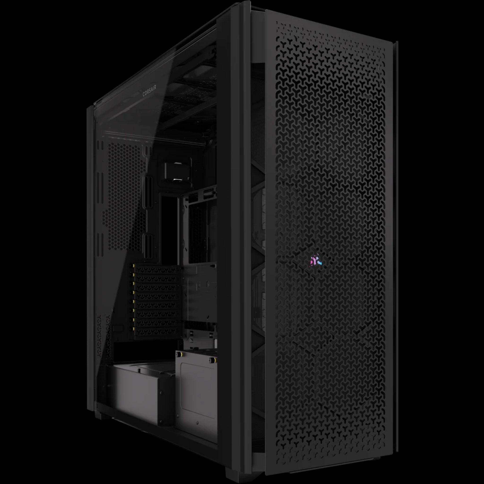 Corsair iCUE LINK 9000D RGB AIRFLOW Super Full-Tower Case Black GPU 580mm Rad 480mm 6x USB-C tl:3a048d87