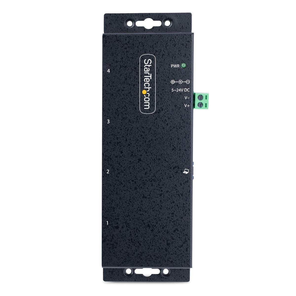 StarTech 4-Port Industrial USB 3.0 Rugged Hub 5Gbps ESD Protected Mountable