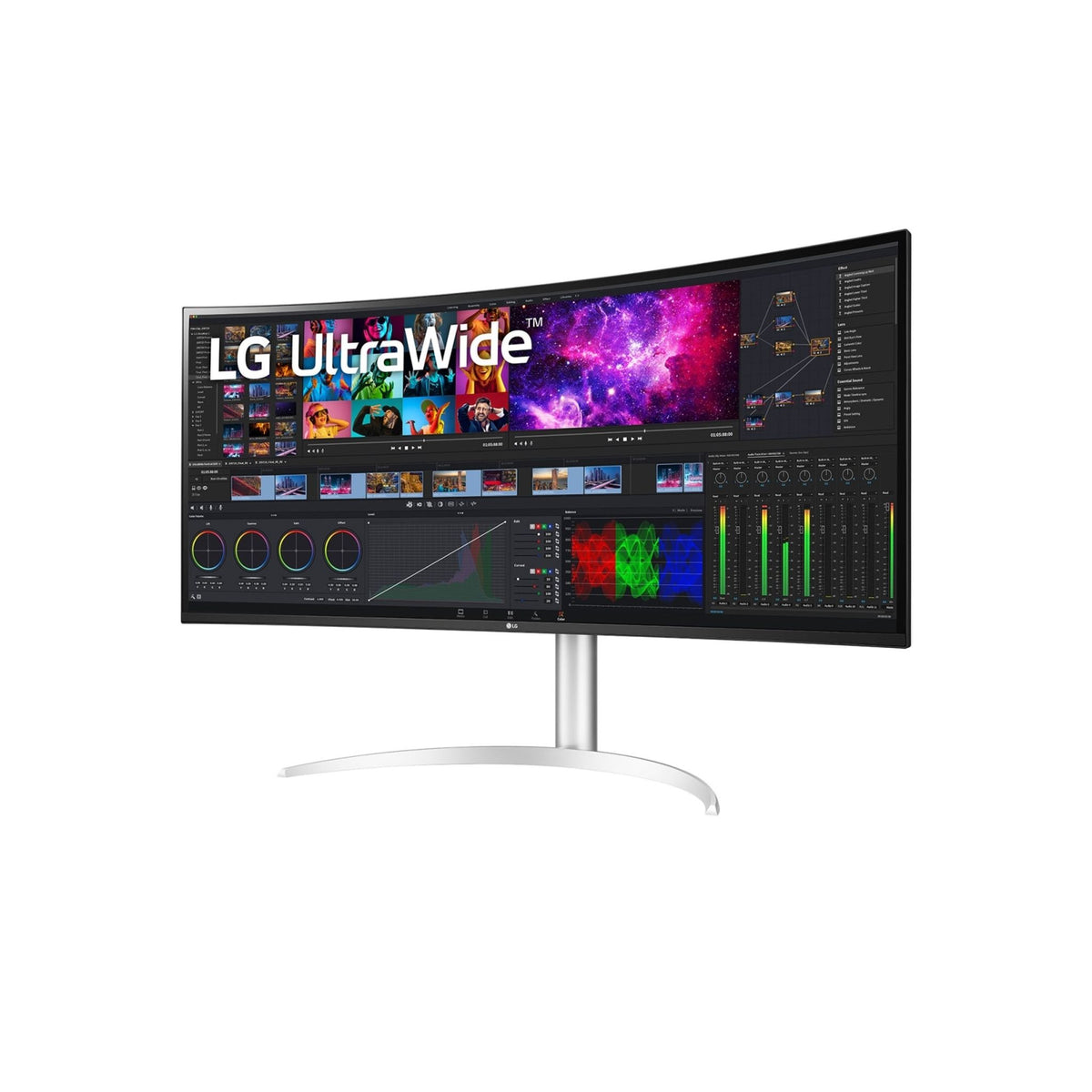 LG 40WP95C-W 40" 5K2K WUHD Curved Nano IPS LED Monitor 5120x2160 FreeSync