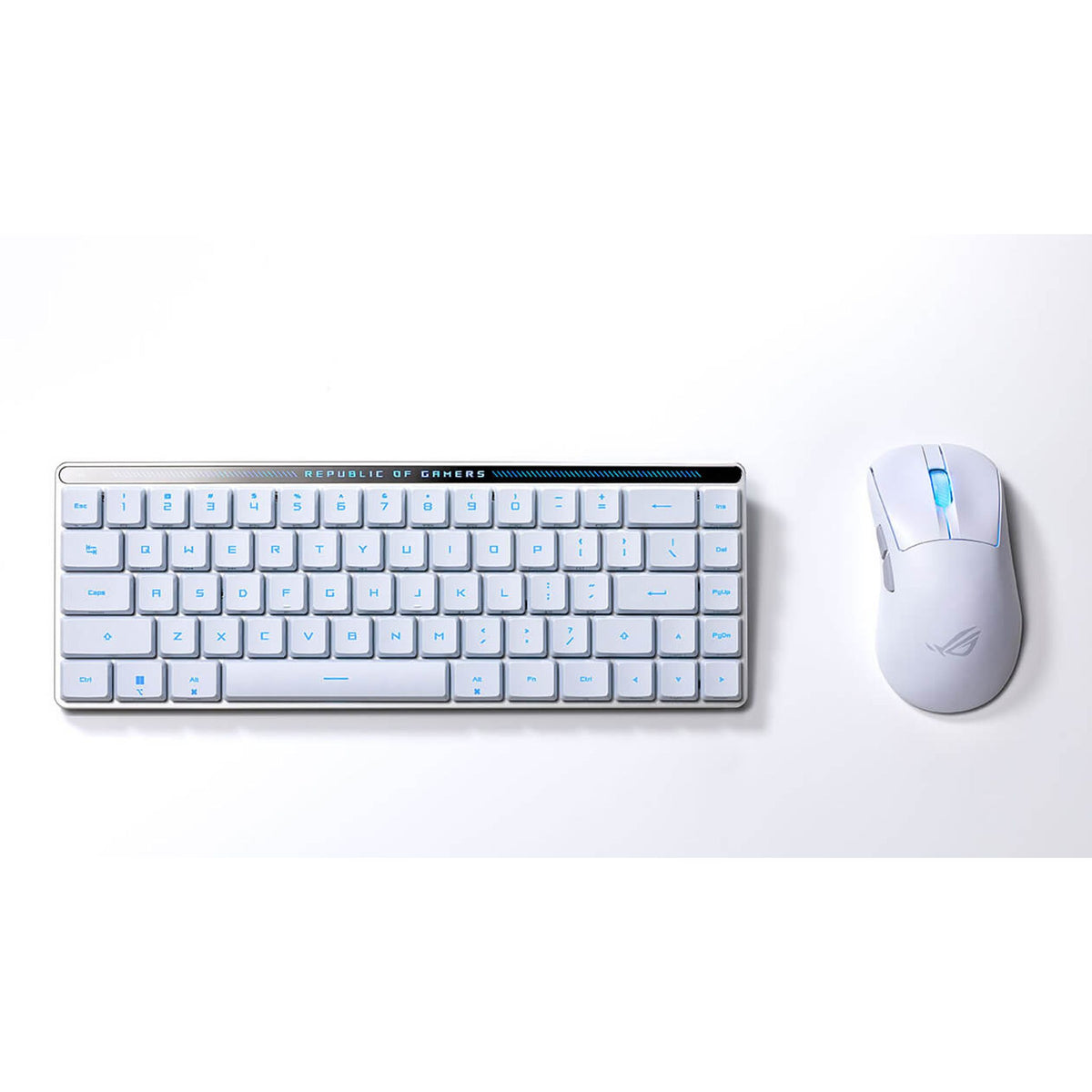 ASUS ROG Falchion RX Blue Low Profile Wireless Gaming Keyboard Tri-mode Connection tl:4c6601c7