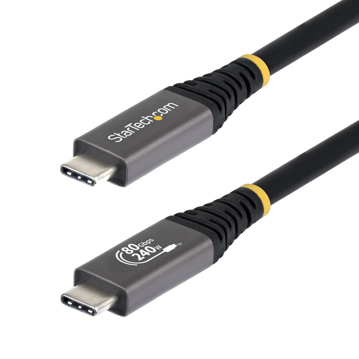 StarTech.com 1.5m USB4 Cable 80Gbps 240W DP2.1 8K 120Hz USB-C