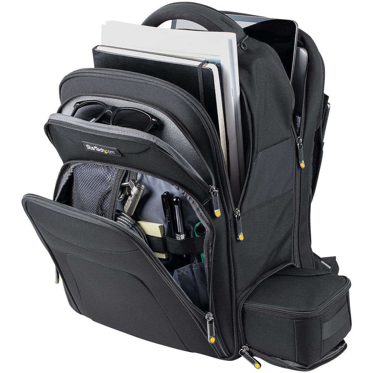 StarTech.com 17.3" Laptop Backpack with Removable Case - 1680D Nylon Ballistic