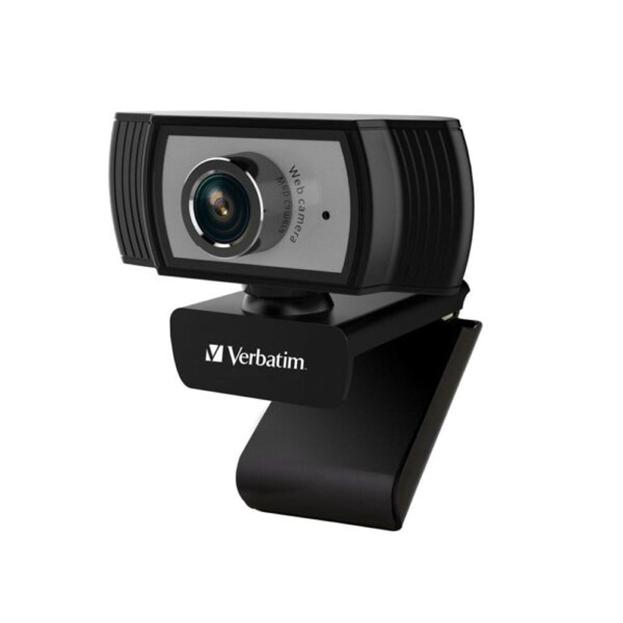 Verbatim 1080p Full HD Webcam - Black/Silver FHD 1920x1080 2.0 Mega Pixels Co... tl:a3cc2b8c