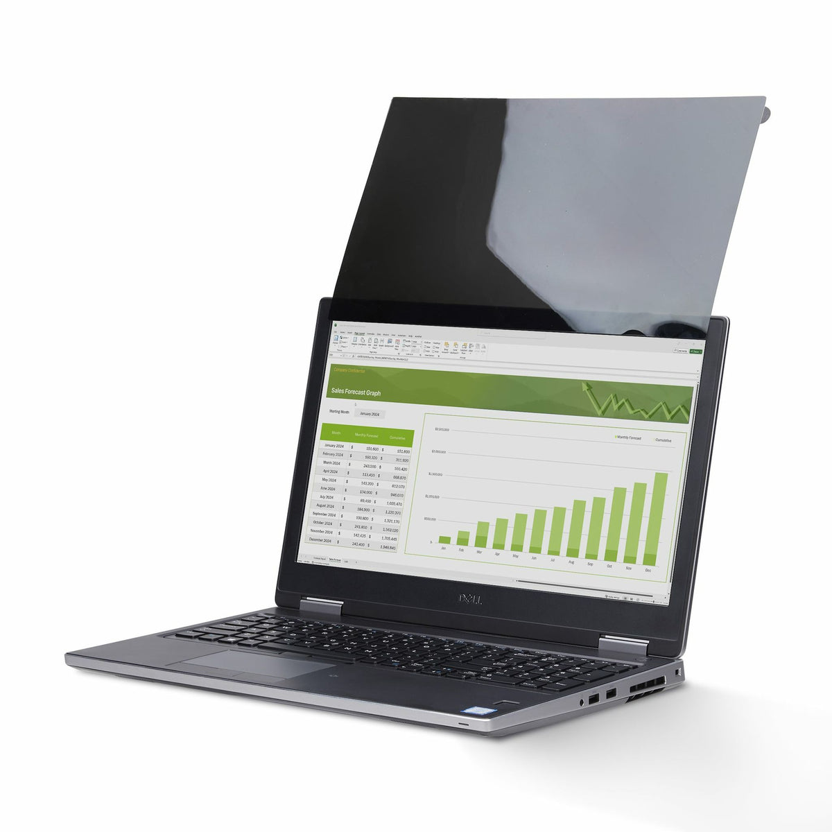 StarTech.com 13.3" 16:9 Flip-Up Anti-Glare Blue Light Filter Privacy Screen