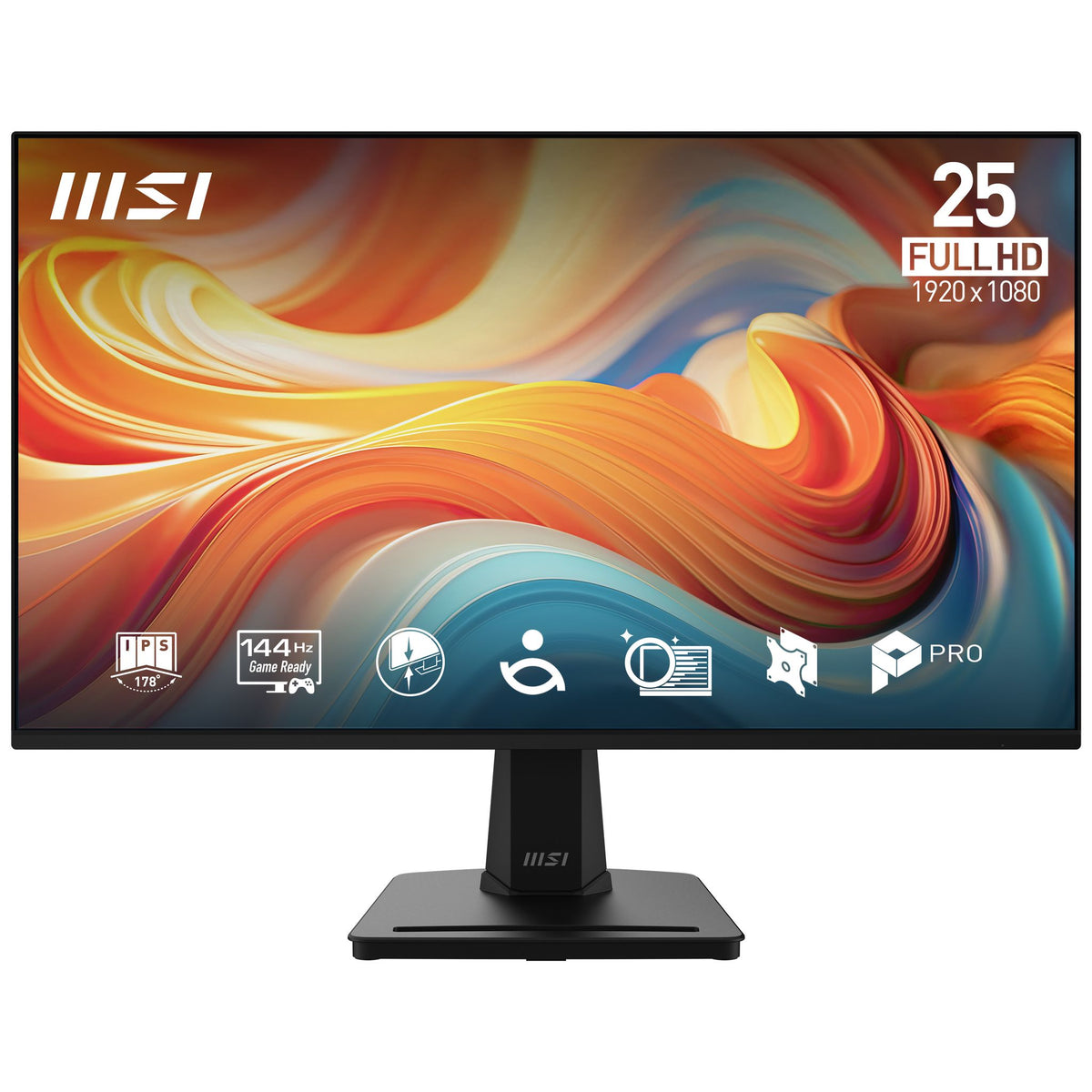 MSI PRO MP251 25" Full HD 144Hz IPS Monitor HDMI VGA VESA